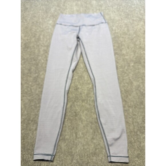 lululemon athletica Pants - LULULEMON Wunder Under High Rise Tight 25" size 8 Parallel Stripe